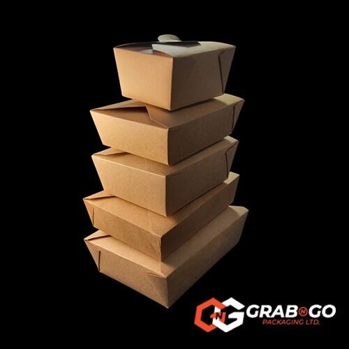 No.8 Brown Kraft Food Carton - 1250ml – view 3