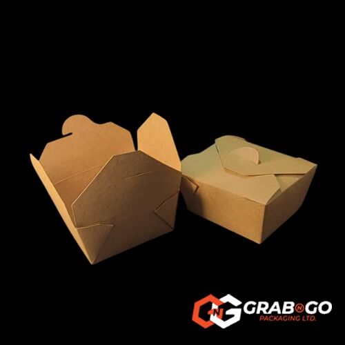 No.1 Brown Kraft Food Carton - 750ml